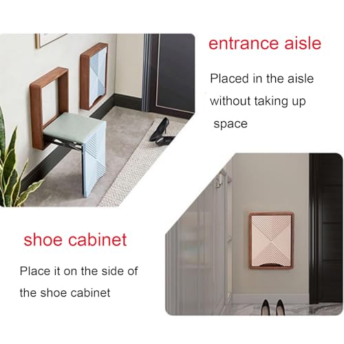 Mesa de pared plegable e invisible para optimizar pasillos estrechos 5