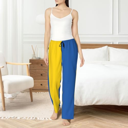 Pantalon de pyjama Ukraine femme en polyester doux ample - 6