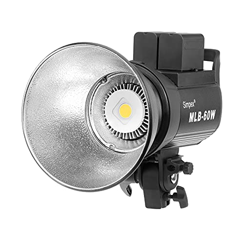 Simpex LED Studio Lights for Photography, Videography, Camera Light (Shoot/Makeup/YouTube etc) (Simpex MLB 60 COB LED Video Light)