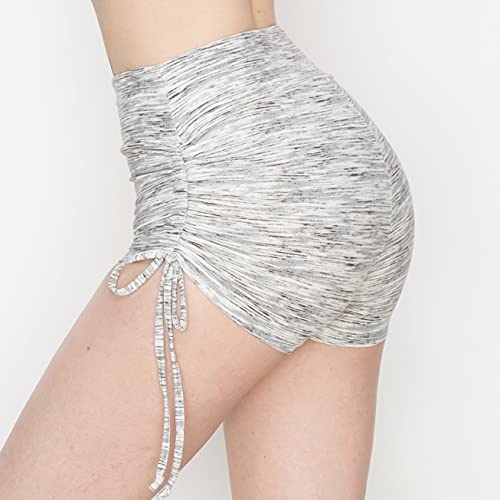 Image of ALWAYS Faux Leather Shorts - High Waist Active Stretch Yoga Short Pants for Women