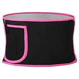 ACWOO Waist Trainer for Women Men Weight Loss, Adjustable Waist Trimmer Sweat Belt, Sauna Effect Fat Burner Exercise Belt, Back Lumbar Support Belt, Slimming Body Shaper Workout Sports Girdles Band - Image 9