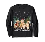 Photo Gallery golden trio retriever dogs christmas happy pawlidays maglia a manica Photo Gallery golden trio retriever dogs christmas happy pawlidays maglia a manica