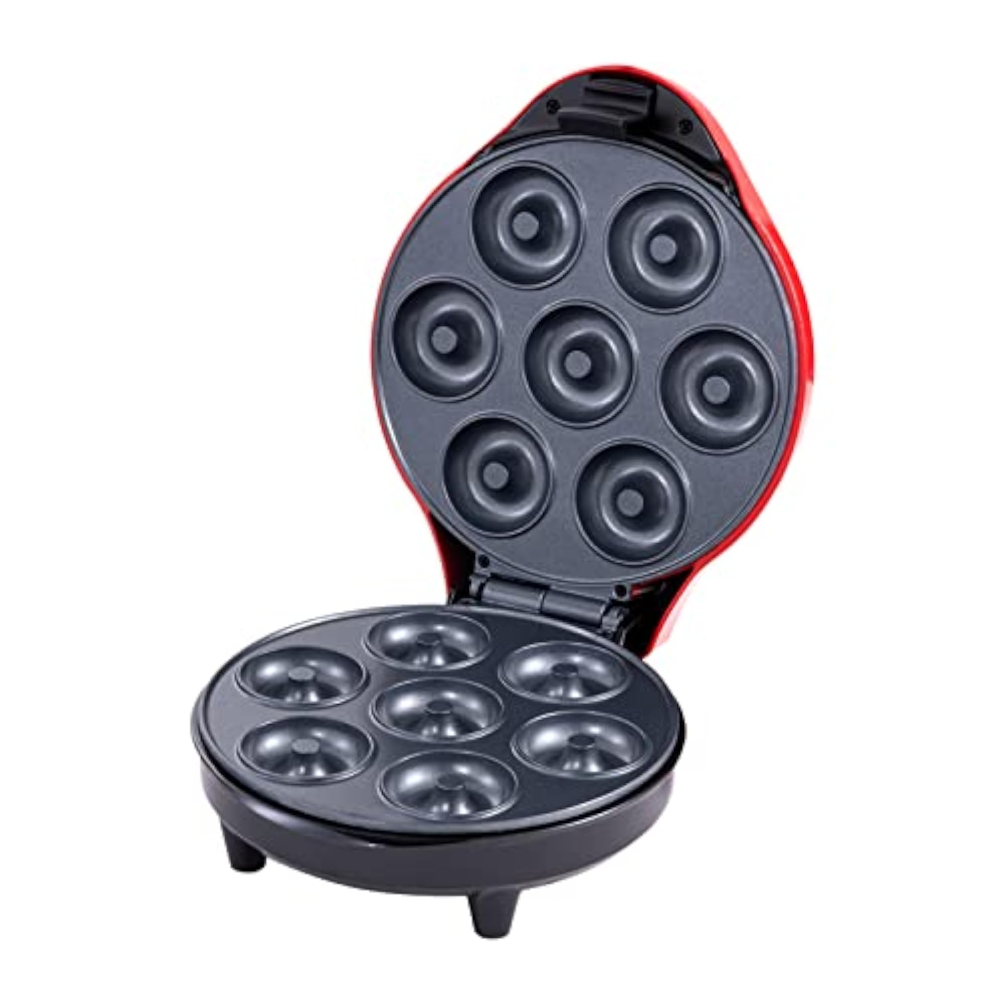 Mini Donut Maker Machine for Breakfast, Non-Stick Surface, Makes 7 Doughnuts