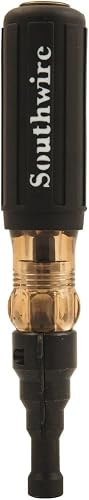 Southwire Conduit Fitting Reaming Screwdriver - Dual-Function Reamer for Inside & Outside Conduit - Cushioned Grip - Removable Head - Power Drill Compatible