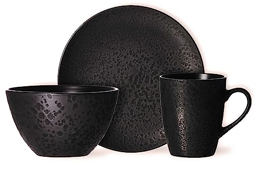 Ritzenhoff & Breker Frühstücksservice Kitwe, 12-teilig, Schwarz