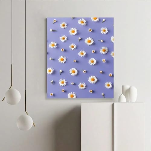 Décoration murale fleur de chrysanthème pour raviver un mur blanc - 4