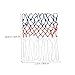 HANABASS 2pcs Heavy Duty Woven Basketball Net Replacement for Hoops Tear Resistant Fits Standard Rims for Parks and Community Courts