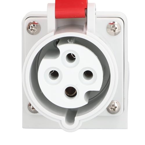 Conector Industrial de 4 PIN Marhynchus 3P+E en ABS resistente para aviación 7