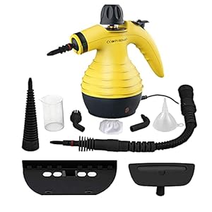 Multipurpose Steam Cleaner, Portable Steamer With 9 Stain Removal Accessories For Carpet, Car Seats And Much More