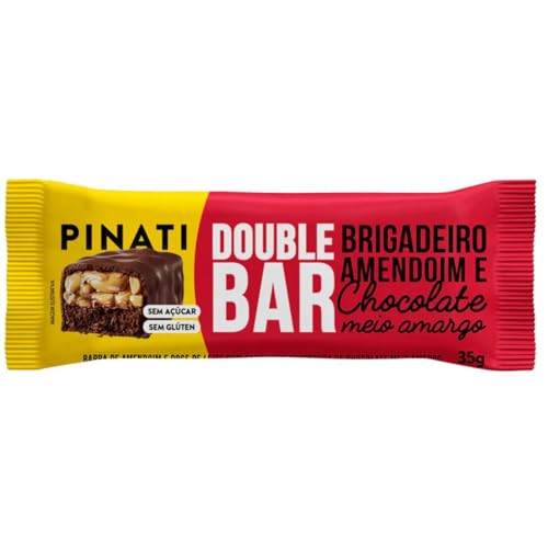 PINATI Double Bar Brigadeiro Amend Choc 35g (Display 32und)