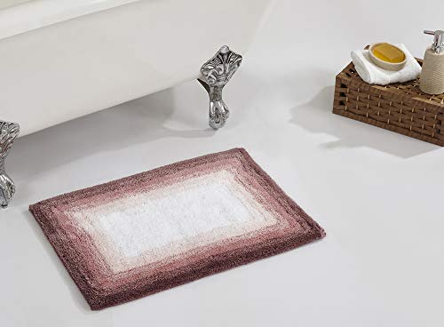 Better Trends 100% Cotton Torrent Collection Bath Mats, Rose Bath