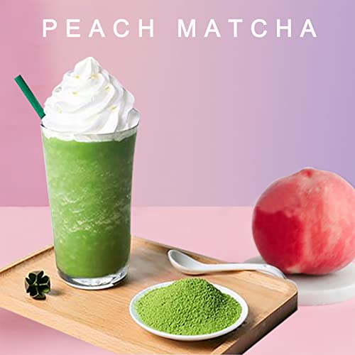 Camel Matcha Peach Green Tea Powder Matcha First Grade 15 Sachet Pure Matcha Powder Cold/ Hot Drink Fruit Tea Baking Latte Smoothies High In Antioxidants Detox Gluten Free Vegan #TOP1