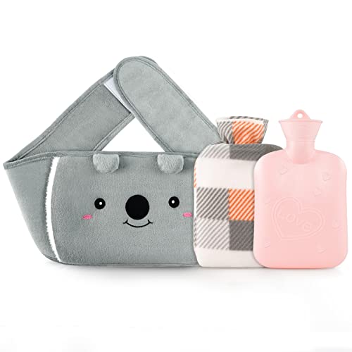 Bolsa de termo de Goma con capucha de mano y cintura de felpa suave y Bolsa de termo portátil extraíble para aliviar rápidamente el dolor en el cuello, los hombros y las piernas Cover