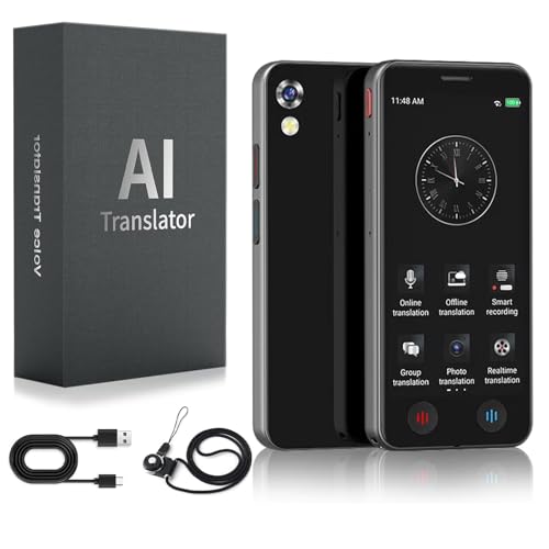 Agrdeed Dispositivo traduttore di lingue AI, traduttore intelligente con 139