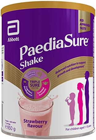 PaediaSure Shake Balanced Nutritional Supplement Drink | Multivitamin for Kids with Protein, Carbohydrates, Essential Fatty Acids and Minerals to Support Growth and Development | 850 g | Vanilla