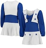 Outerstuff Dallas Youth Girls (7-16) Cowboys Cheerleader Outfit Set (Youth X-Large(16))