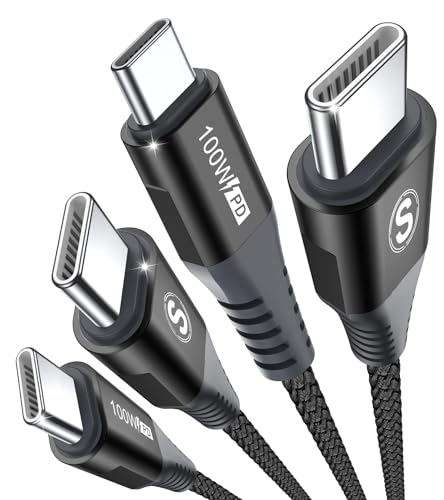 USB C �P�[�u�� �����Ղ��[�[�d�� �}�� �P�[�u�� 3M 2�{�Z�b�gPD�Ή� 100W�}���[�d iphone �[�d�P�[�u�� �^�C�vc to c �� | MacBook Air/MacBook Pro/ iPad Pro/Air/mini6/ iPhon
