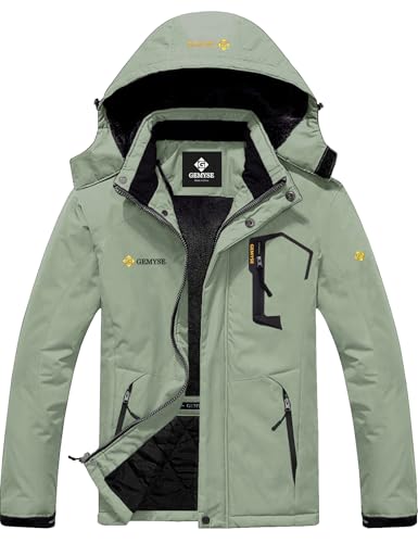 GEMYSE Men's Mountain Waterproof Ski Jacket