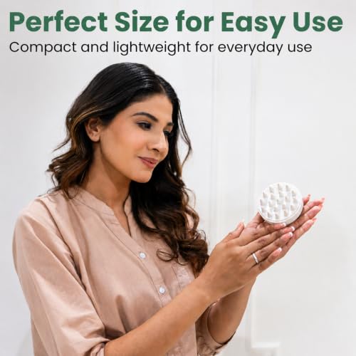 Image of Kmils Silicone Scalp Massager Shampoo Brush with Ergonomic Grip | Deep Cleansing Hair Brush for Dandruff Removal for Men & Women