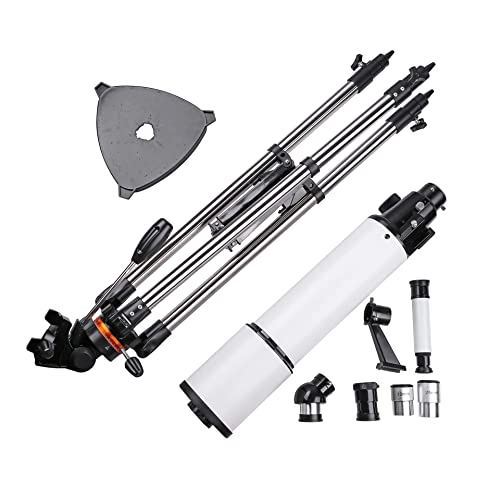 Telescopio astronómico refractor para principiantes con tripié ajustable miniatura 3