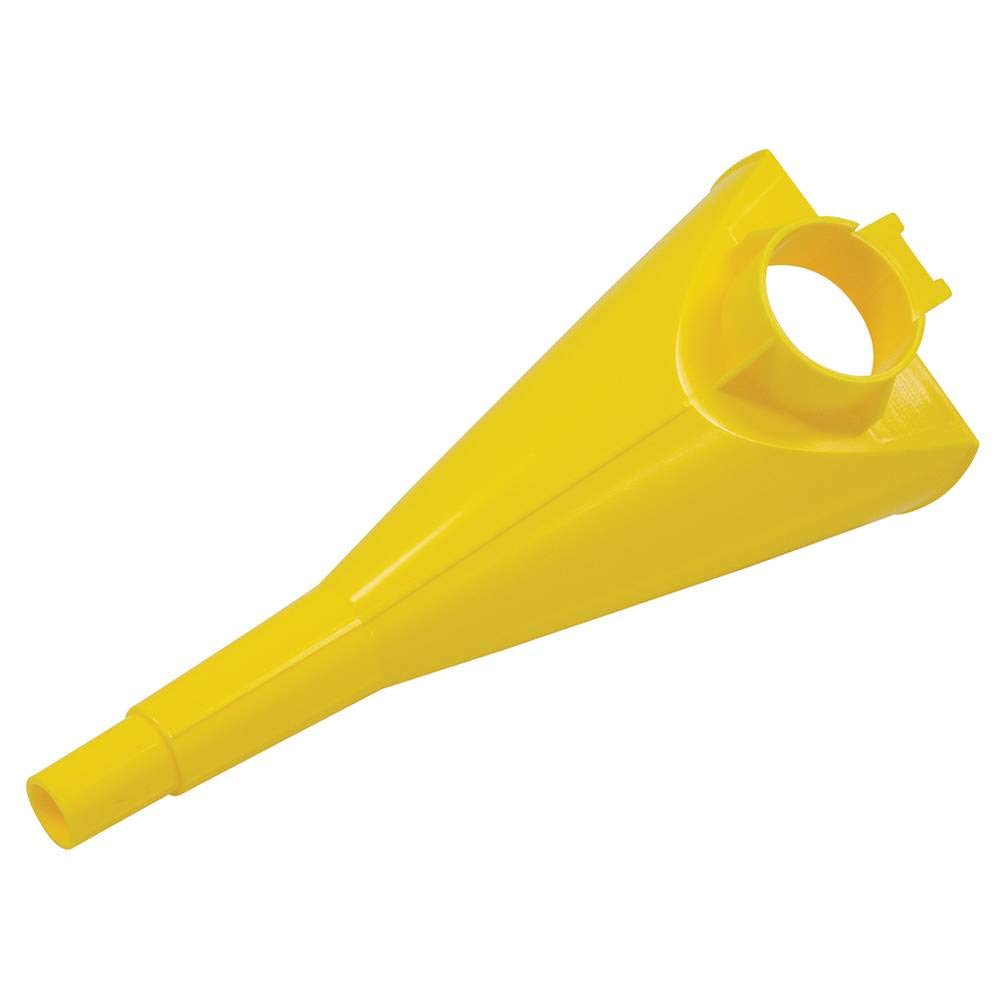 Eagle Plastic Funnel for Type I Metal Safety Cans, 5"x 7"x 12", Made of Chemically Resistant High-Density Polyethylene, Yellow, Made in the USA, F15FUN (Pack of 2)
