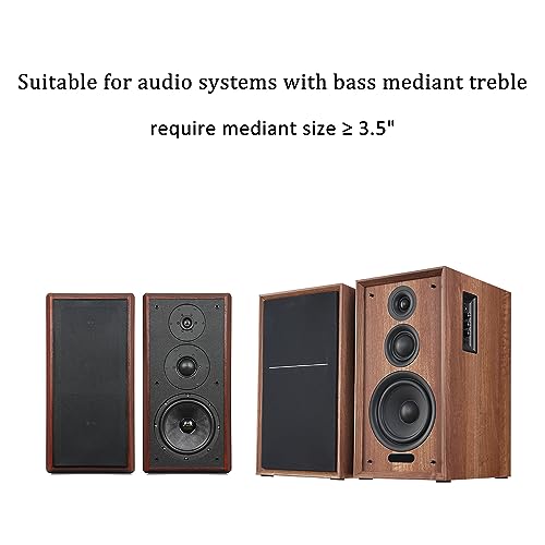 3 Way Speaker Crossover, PUV-W3 200W Passive Crossover for HiFi Home Audio 4 to 8 Ohm Bass Mediant Tweeter Bookshelf Speakers - 2Pack - Thumbnail 7