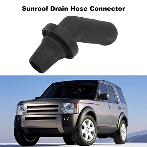 Sunroof Drain Pipe Connector, Sunroof Drain Hose Head Wear Resistance Black Durable For Car #TOP5