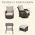 MELLCOM Patio Swivel Glider Rocker Chairs Set Wicker 5 Piece Patio Furniture Set Rocking Bistro Set with Tempered Glass Side Table and 2 Ottoman, for Backyard Garden Patio Porch (Beige, 5pcs)