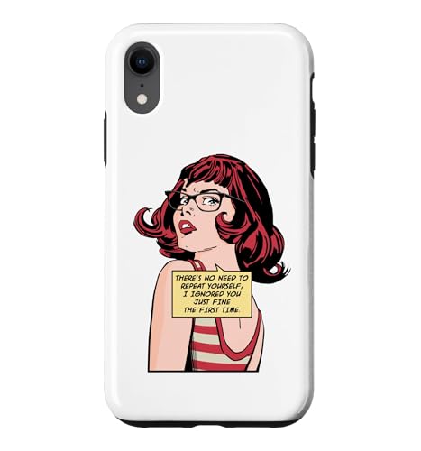 There No Need To Repeat Yourself I Ignored You �|�b�v�A�[�g �X�}�z�P�[�X iPhone XR �p