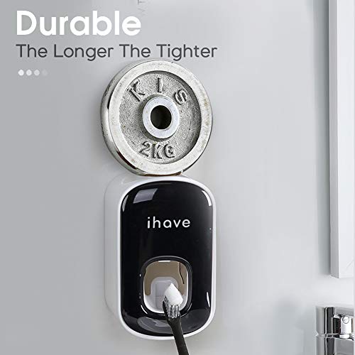 Ihave Automatic Toothpaste Dispenser - Smart Bathroom Accessories With Dual-Position Technology And Durable Adhesive Strip, Stylish Bathroom Decor And Accessories #TOP3