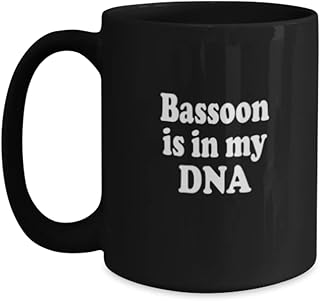 Amisk Funny Bassoon Coffee Mug Bassoon Is In My DNA Gift Ideas For Bassoon Lover Cup Humorous Gift Idea