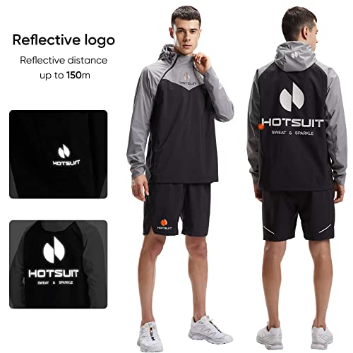 Hotsuit Non Rip High-Tech Lightweight Breathable Men’s Sauna Shorts Suit To Drop Weight, M #TOP5