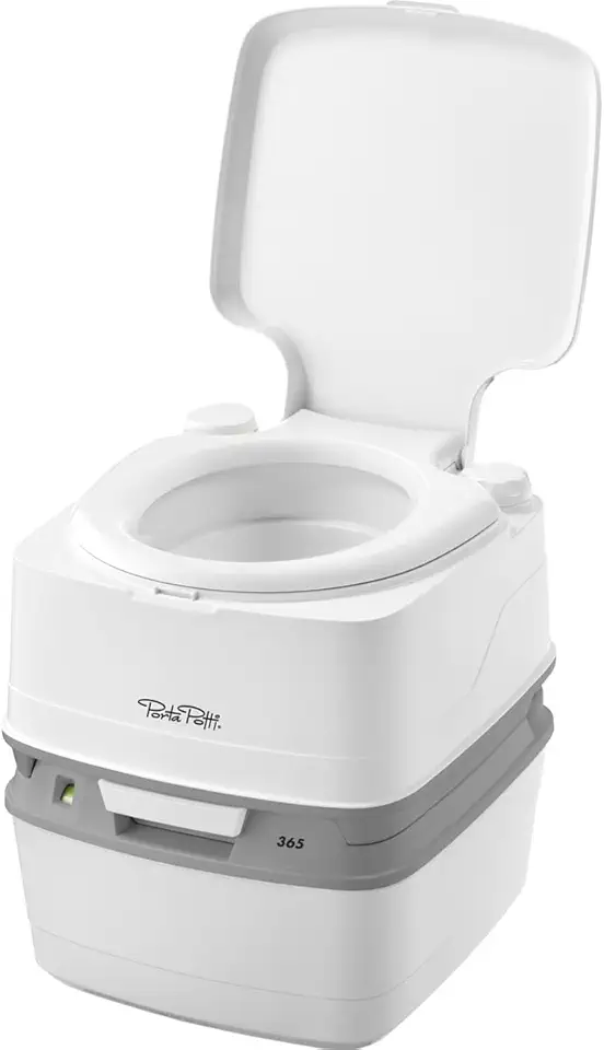 Porta Potti Vaso sanitário portátil Thetford Porta Potti 365 (para trailer, fuzileiro, acampamento, vans, caminhões, saúde) 92820, branco