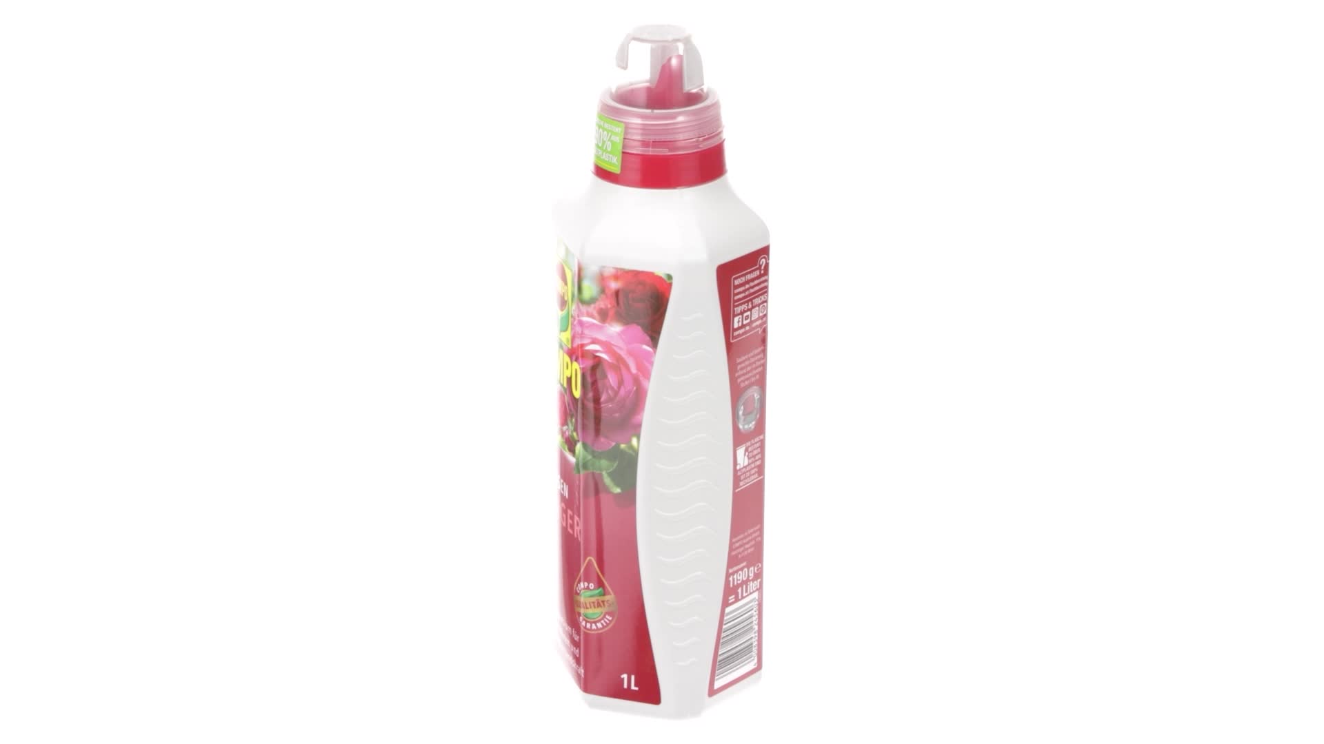 Compo Rosendünger für alle Rosen im Zimmer, in Kübeln, Beeten sowie im Freiland, Spezial-Flüssigdünger mit extra Magnesium, 1 Liter - Image 8