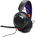 JBL Quantum 250 - Wired multiplatform Gaming Headset, 50mm Carbon Dynamic Drivers for Rich JBL Quantum Spatial Sound, Cardioid Noise Cancelling Boom mic, & Ultra-Light Comfortable Design (Black) | Plug And Play 3.5mm Connection For PC, Xbox, PlayStat