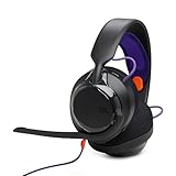 JBL Quantum 250 - Wired multiplatform Gaming Headset, 50mm Carbon Dynamic Drivers for Rich JBL Quantum Spatial Sound, Cardioid Noise Cancelling Boom mic, & Ultra-Light Comfortable Design (Black)