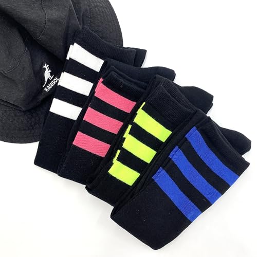 Image of SocksKnee Women Multi-Pack Colorful Variety Design Assorted Activewear Knee-High Stocking Socks, 9-11