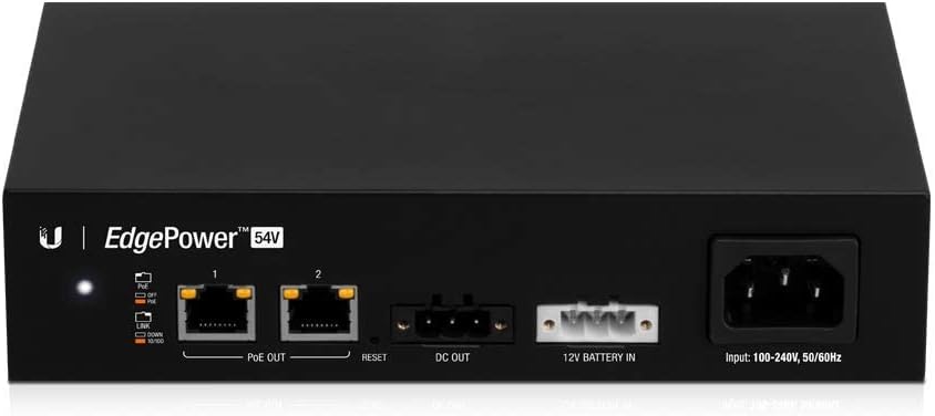 Ubiquiti Networks EdgePower 54V 72W DC Power Supply, EP-54V-72W (DC Power Supply with UPS and PoE)