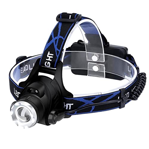Luzhengyang Rechargeable Headlamp with Motion Sensor and Super Bright LED for Camping Hiking Fishing - with Motion Sensor