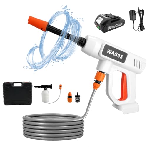 �}�L�^ �݊� �������@ �R�[�h���X �[�d�� 3MPa 4.1L/min �t�H�[���K�� �d�� �V�����v�[ ��� �z�[�X ��ԋ@ ���@ 18V 14.4V �o�b�e���[�Ή� Longsafe (WAS03) (�P�[�X+�o�b�e���[1�{�[�d��Z�b�g�i�z���C�g�j