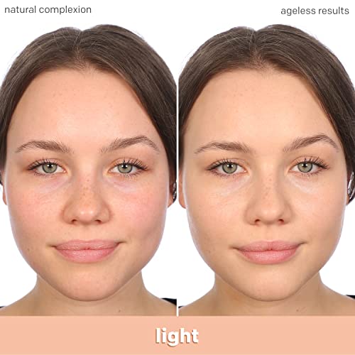 Almay 2206409 Anti-Aging Foundation, Smart Shade Face Makeup With Hyaluronic Acid, Niacinamide, Vitamin C & E, Hypoallergenic-Fragrance Free, 100 Light thumb #6