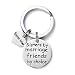 LParkin Sister in Law Gift Sister by Marrige Friends by Choice Keychain (Keychain)