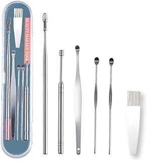 AIR BEAUTY 5 Pcs Ear Pick with a Storage Box Earwax Removal Kit | Ear Cleansing Tool Set | Stainless Steel Ear Curette Ear Wax Remover Tool-picture-27