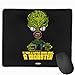 Produktbild Whecom Gaming Mauspad Schwarz, Non-Slip Gaming Mouse Mat Custom Saucer Man Mouse Pad Personality Designs Smooth Comfortable Touch Gaming Mousepad 25 * 30cm / 11.81"x9.84"