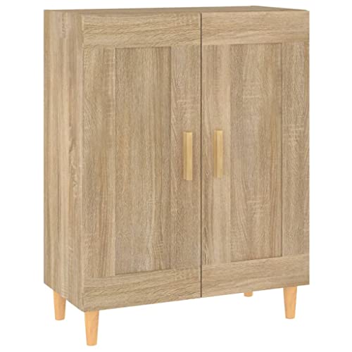 Tomostar Buffet, Meuble de Rangement Armoire de Cuisine Chêne Sonoma 69,5x34x90 cm Bois d'ingénierie