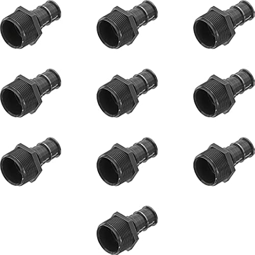 Pex A 1/2" inch x 1/2" Male NPT Adapter Expansion Fitting F-1960 [Pack of 10]