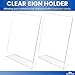 1InTheOffice Slanted Sign Holder 8.5 x 11