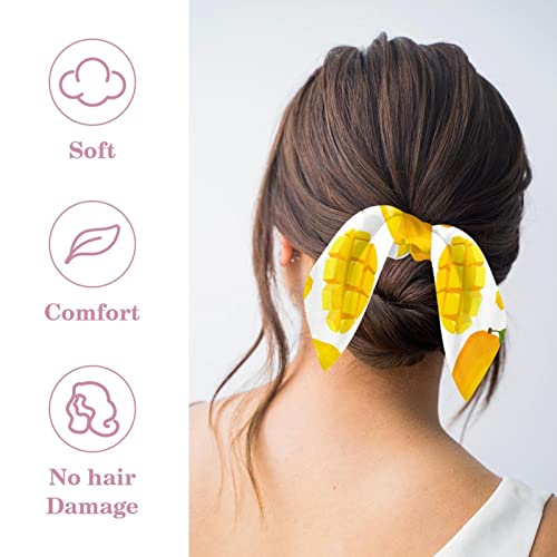 Nœuds pour queue de cheval lot de 6 chouchous cheveux cadeau fille - 2
