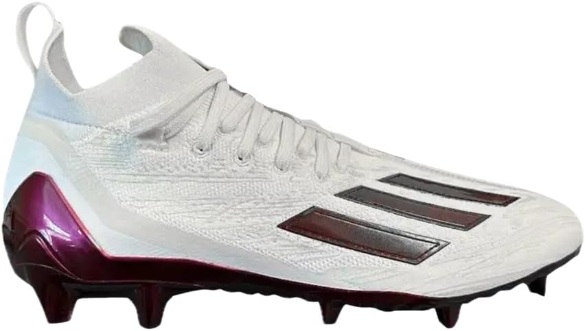 adidas Adizero Primeknit Men’s Football Cleats 'White Maroon' (HP8741) - Size 14