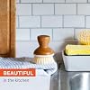 Full Circle Bubbly Palm Brush – Family Safe, Formaldehyde-Free – Ergonomic Palm Scrubber with Handle for Kitchen Cleaning, Dish Scrub Brush for Nonstick, Cast Iron & Sink, White #3
